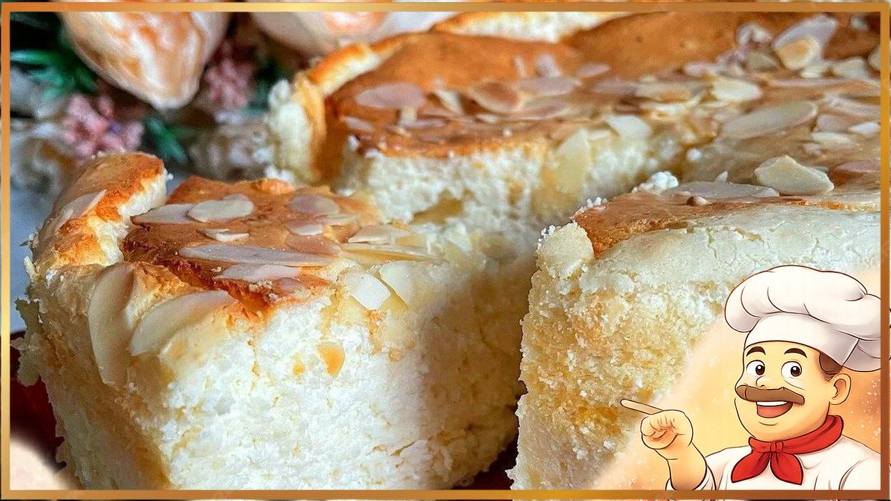 Творожное суфле «Рафаэлло» без муки и масла