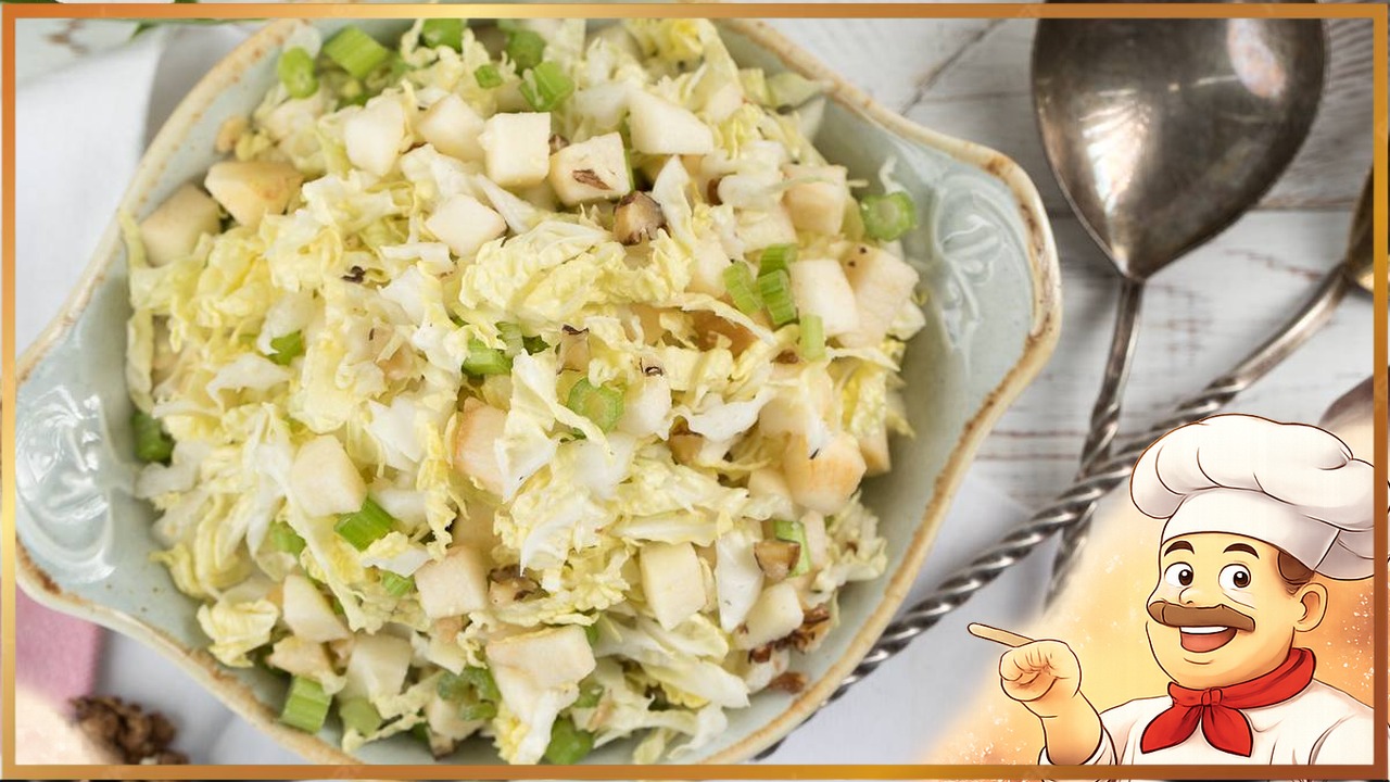 Салат с пекинской капустой и сельдереем