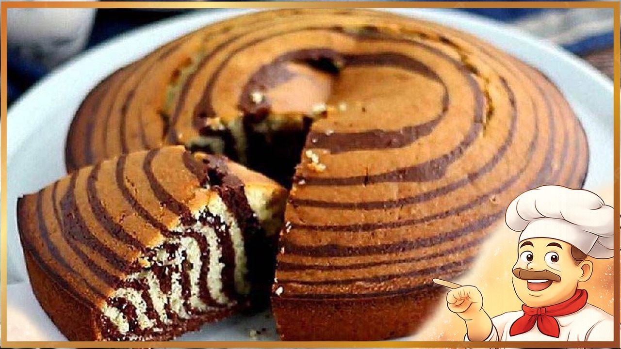 Пирог «Зебра»