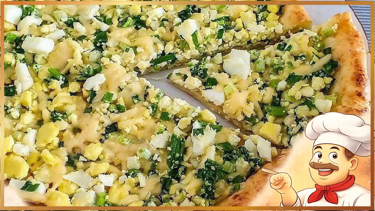 Галета с луком и яйцом