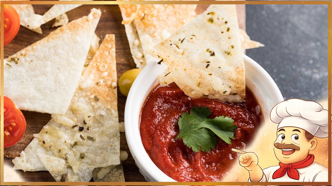 Чипсы из лаваша с сыром