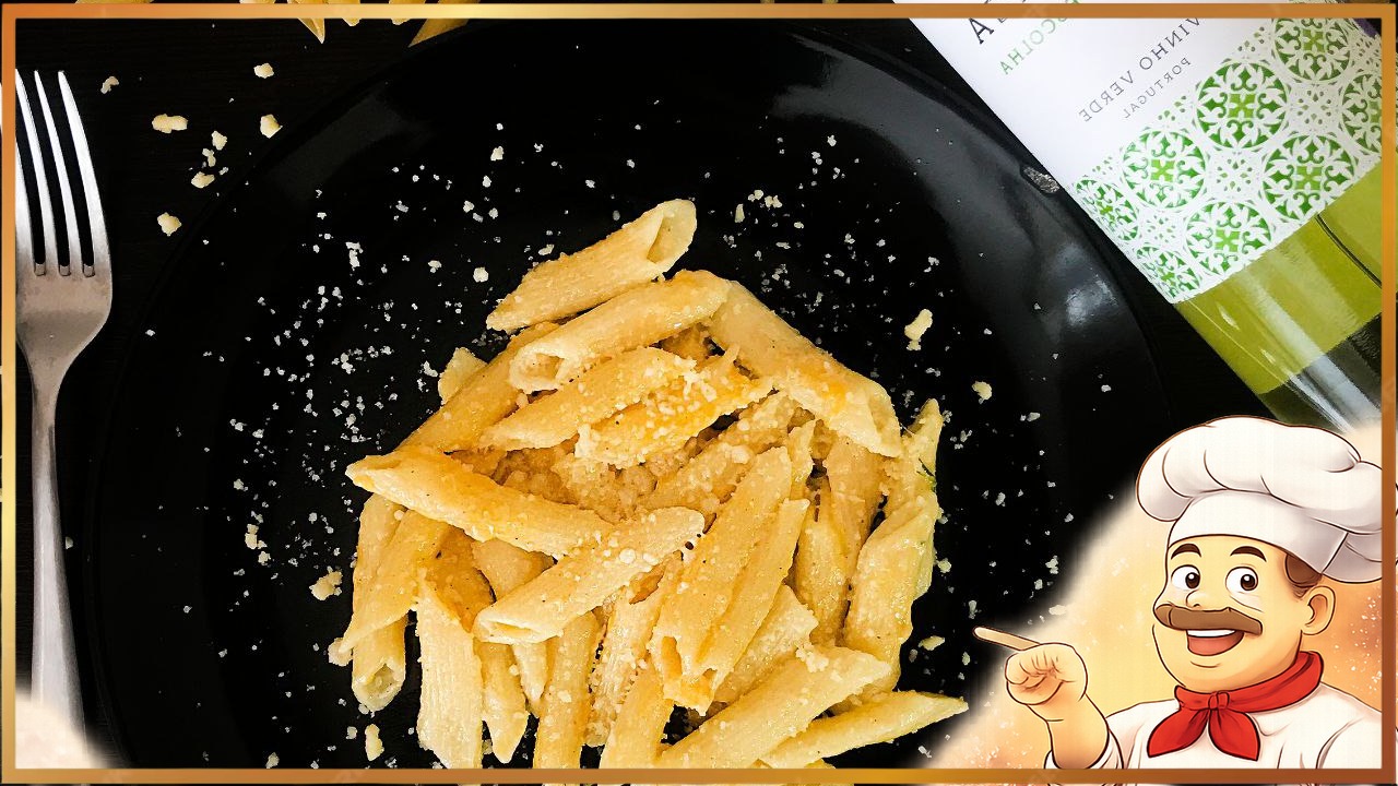 Пенне «Четыре сыра» в сливочном соусе