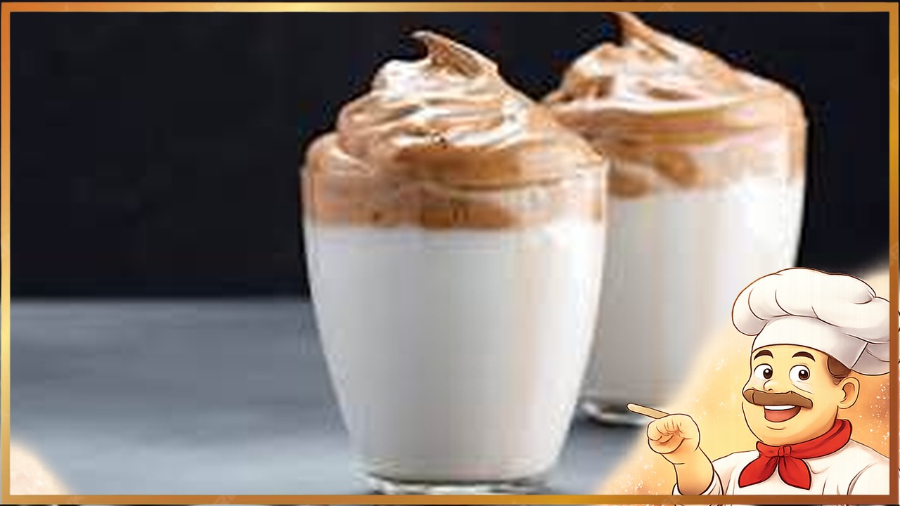 Корейский Дальгона-кофе со льдом