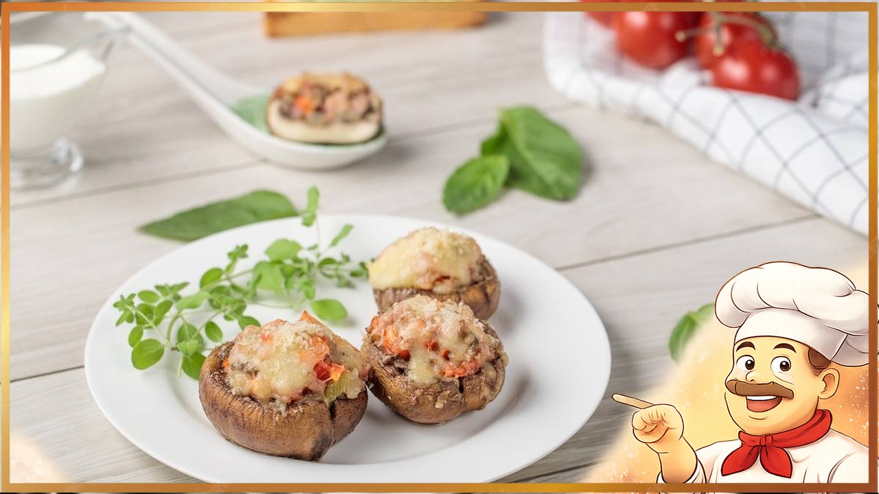 Фаршированные шампиньоны